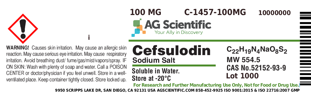 C Mg Cefsulodin Sodium Salt Mg