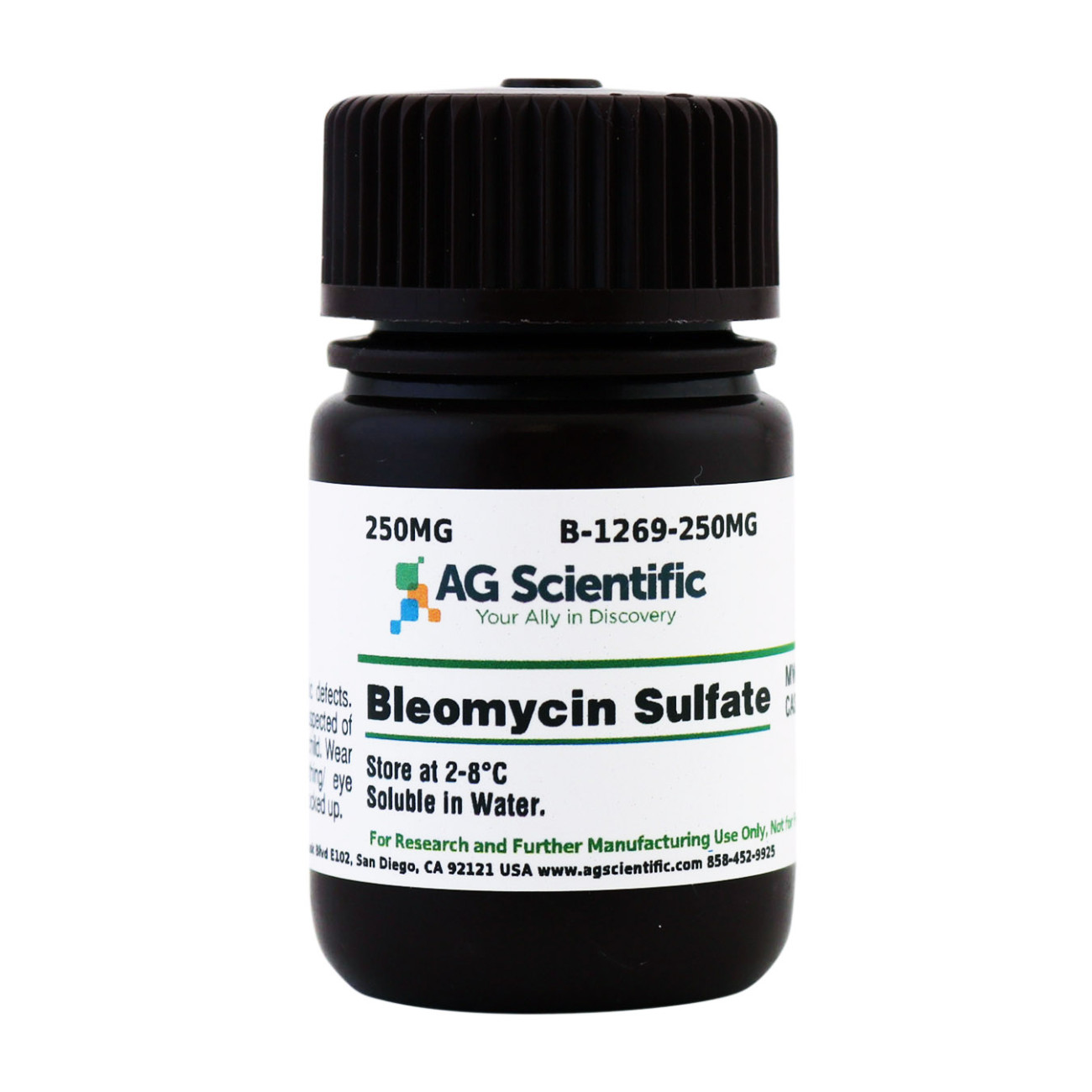 Bleomycin Sulfate, Streptomyces verticillus, (Mixture of Bleomycin A2, B2, and B4)