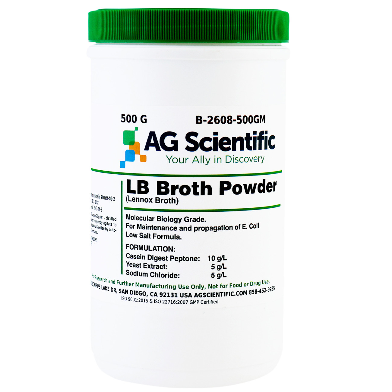 LB Broth [Lennox Broth], Powder, 500 G