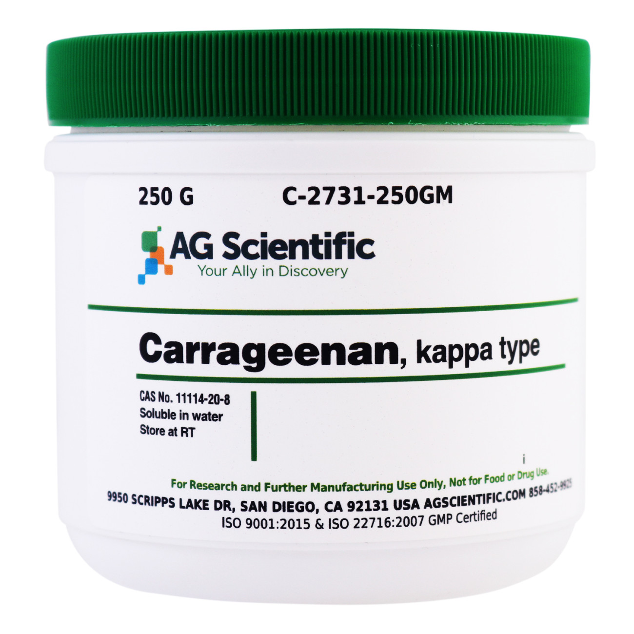 C-2731-250GM - Carrageenan, Kappa Type, 250 G