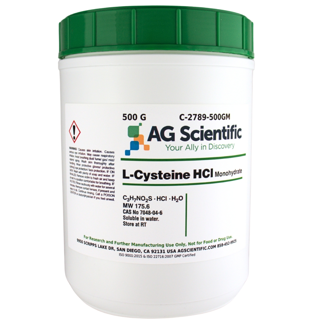 L-Cysteine Hydrochloride Monohydrate, 500 G
