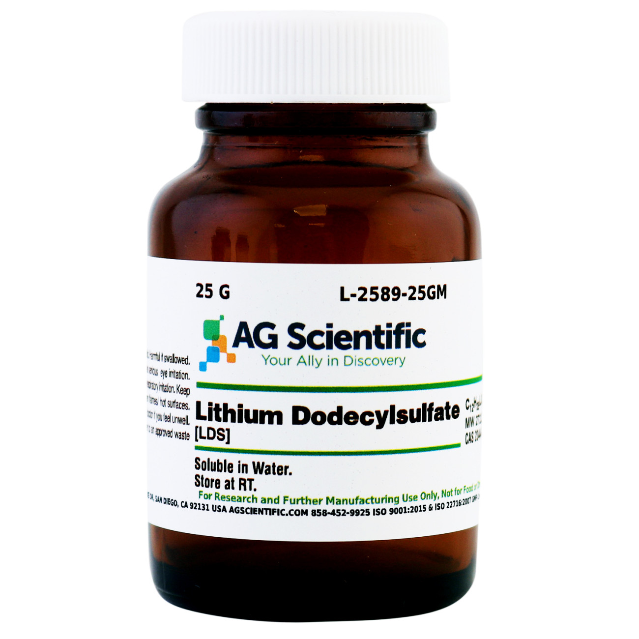 Lithium Dodecyl Sulfate [LDS], 25 G