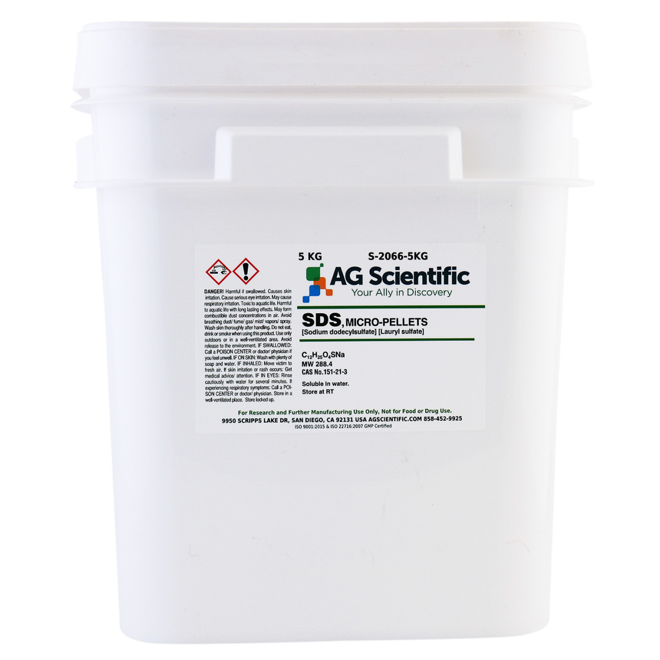 SDS [Sodium Dodecyl Sulfate], Micro-Pellets, 5 KG