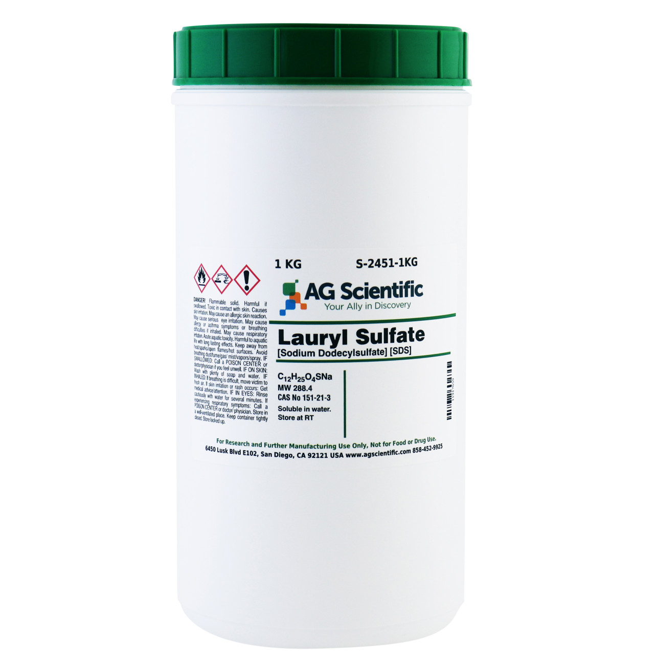 Sodium Lauryl Sulfate, CAS# 151-21-3