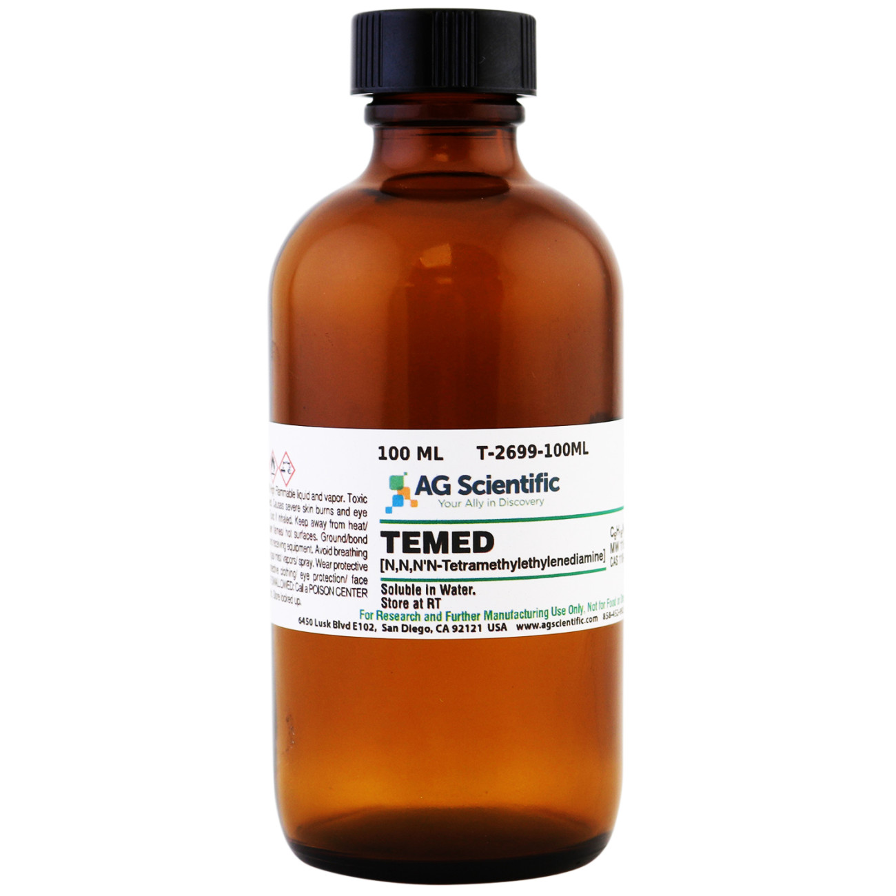 TEMED [N,N,N',N'-Tetramethylethylenediamine], 100 mL