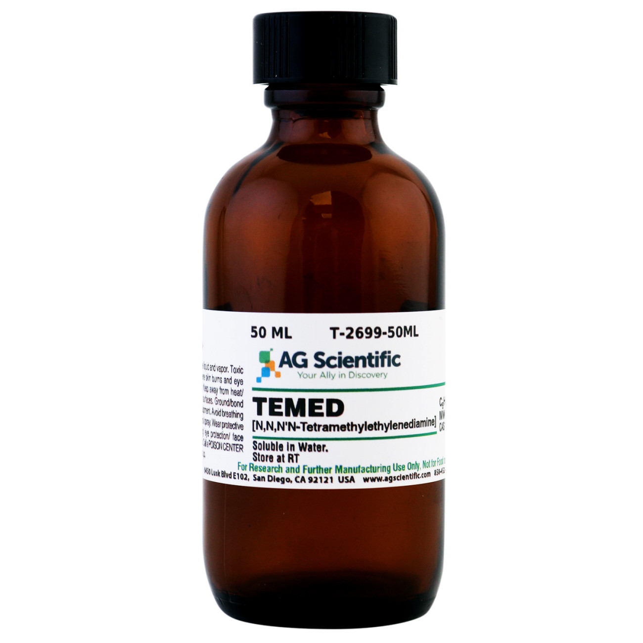 TEMED [N,N,N',N'-Tetramethylethylenediamine], 50 mL