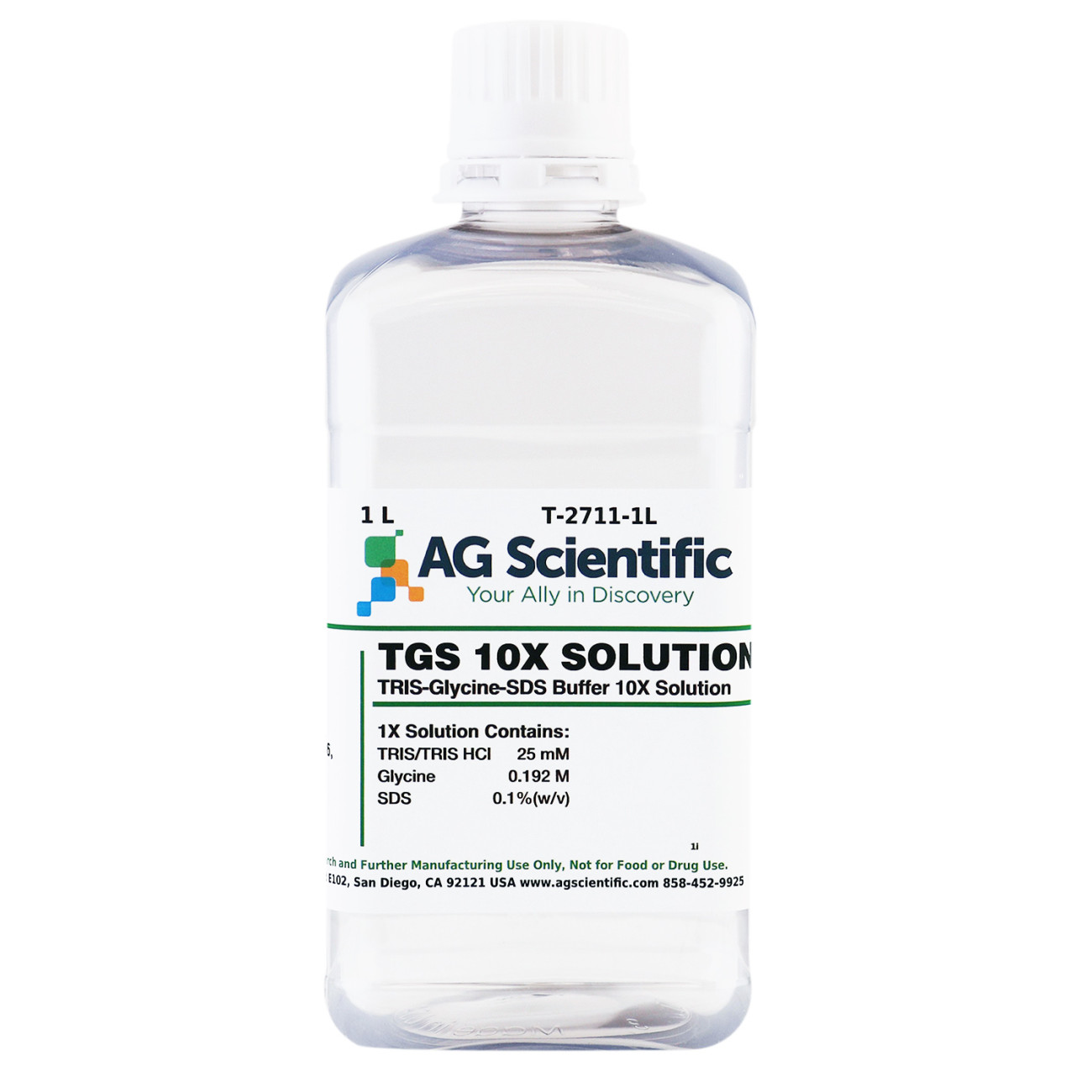 TGS [TRIS-Glycine-SDS] Buffer 10X Solution, 1 L