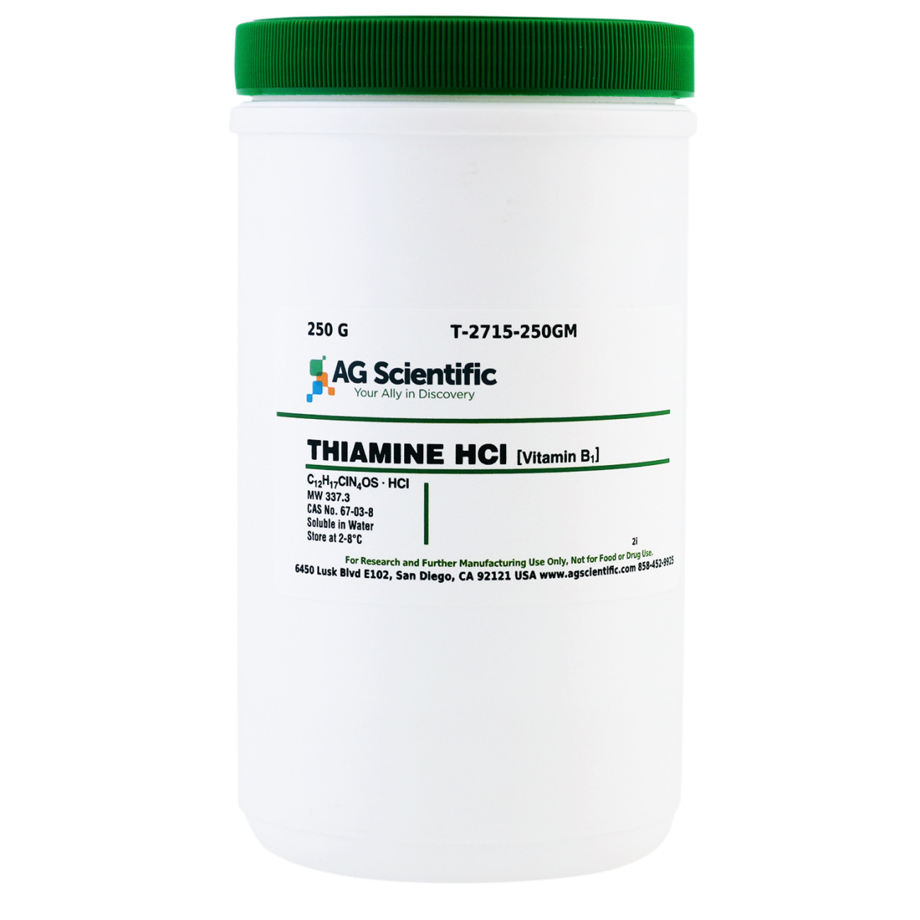 Thiamine Hydrochloride [Vitamin B1], 250 G