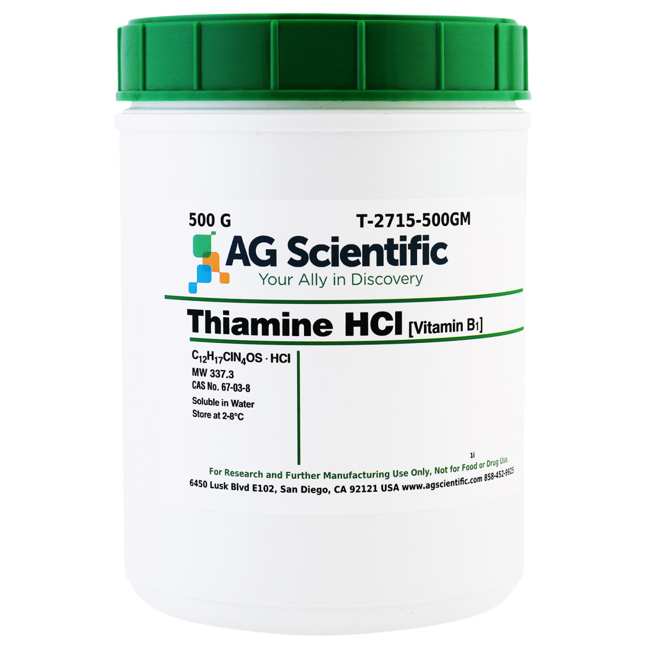 Thiamine Hydrochloride [Vitamin B1], 500 G