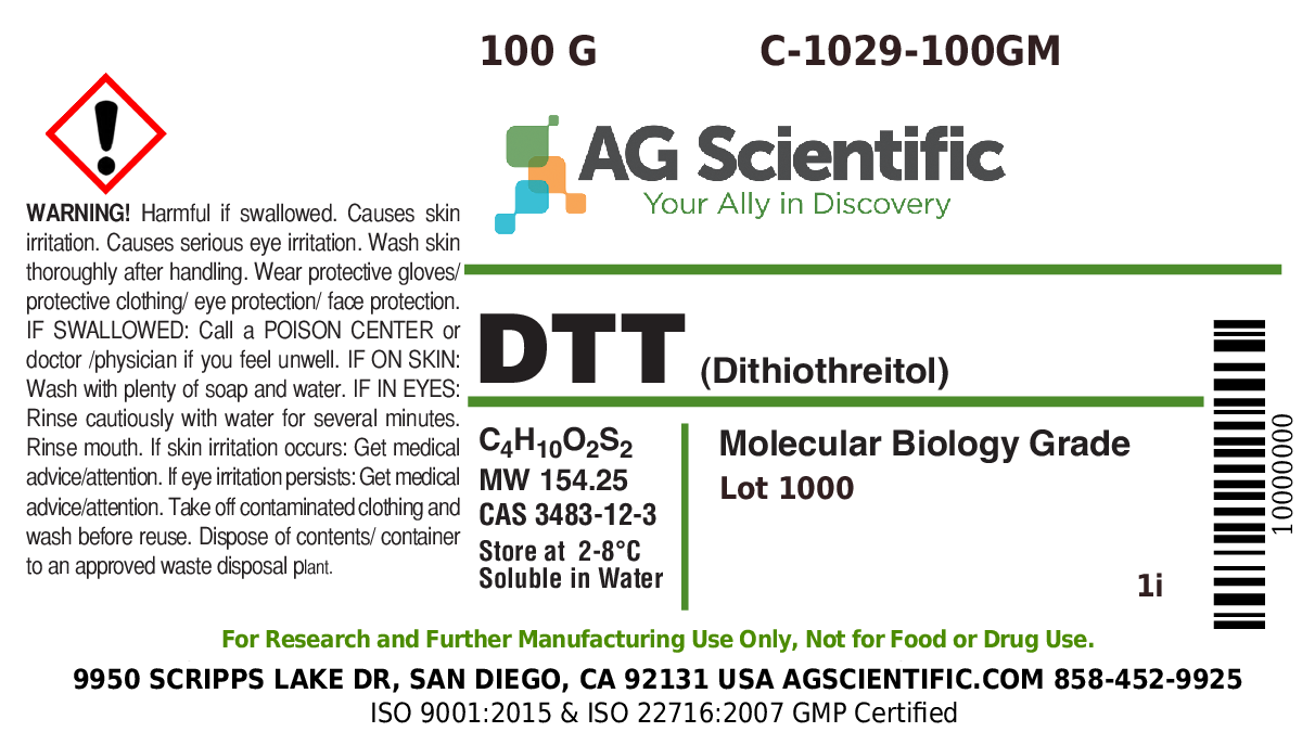 C-1029-100GM - Dithiothreitol [DTT], 100 G