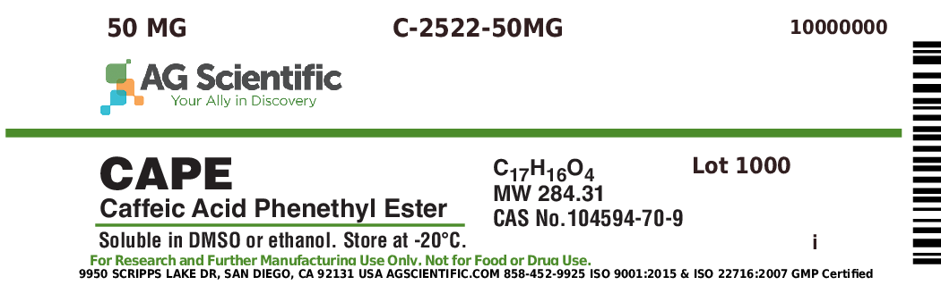 CAPE [Caffeic Acid Phenethyl Ester], 50 MG