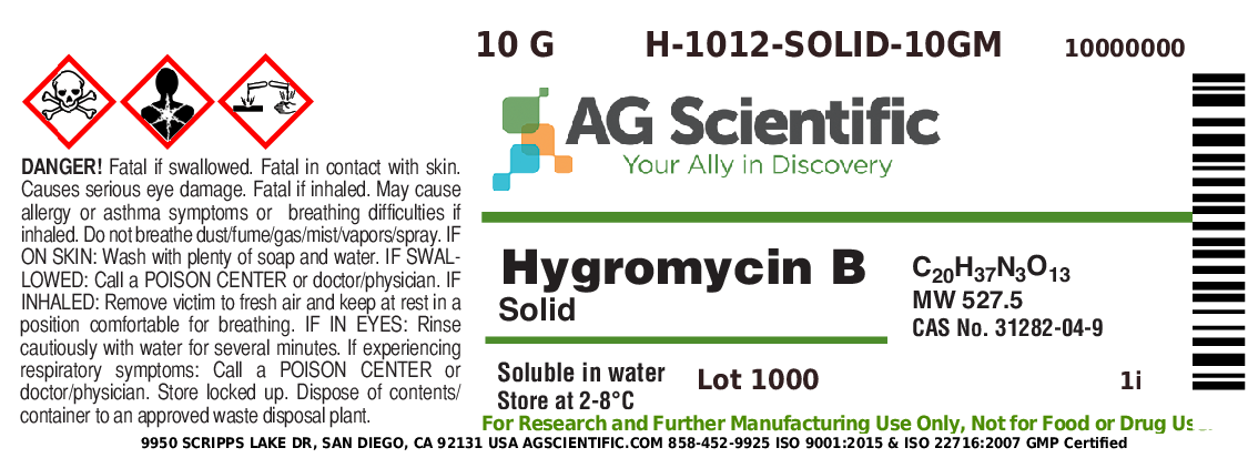 H-1012-SOLID-10GM - Hygromycin B, Solid, High Purity, Cell Culture ...