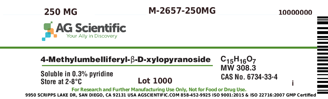 M-2657-250MG - 4-Methylumbelliferyl-B-D-xylopyranoside, 250 MG