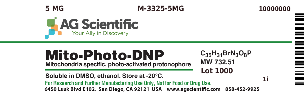 Mito-Photo-DNP [Mitochondria-specific Photo-activated Protonophore], 5 MG