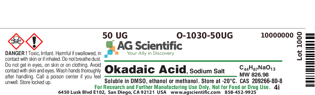 Okadaic Acid Sodium Salt, Prorocentrum concavum, 50 UG