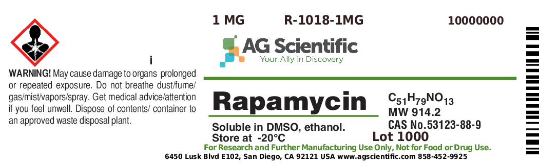 R-1018-1MG - Rapamycin, 1 MG