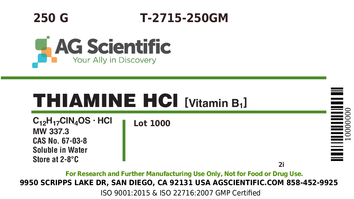 T-2715-250GM - Thiamine Hydrochloride [Vitamin B1], 250 G