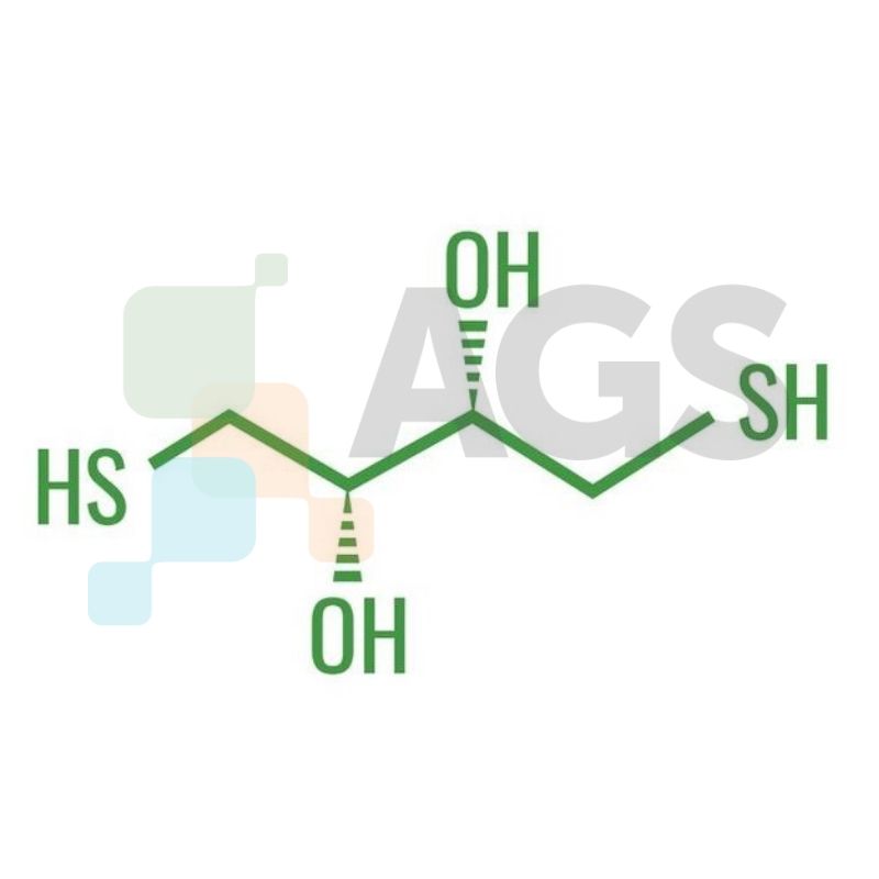 Chemical structure of Dithiothreitol [DTT]