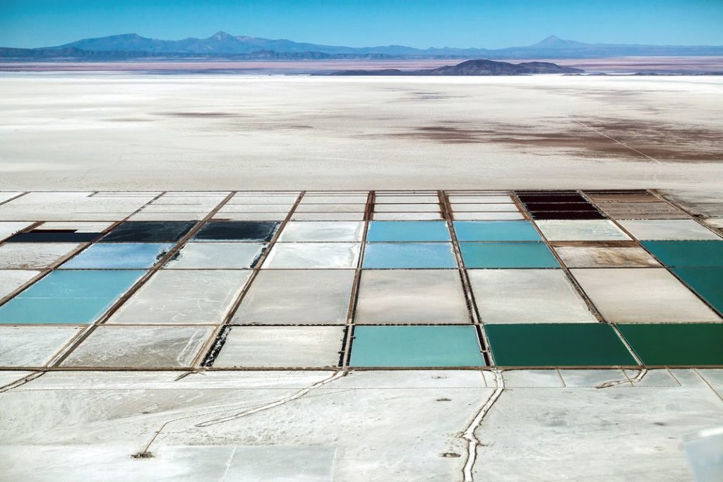 Lithium pools of Bolivia