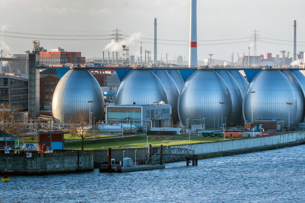 Desalination plant in Hamburg harbor
